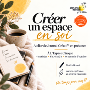 Atelier de Journal Créatif Créer un espace en soi à Lévis